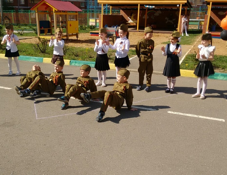 Подготовка к 9 Мая в детском садике «Щелково-1»