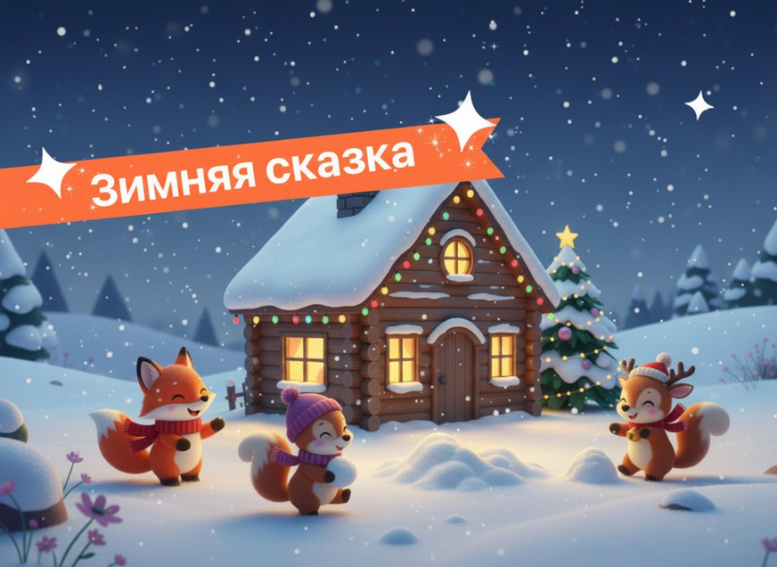 Зимняя сказка - выставка картин в детском саду